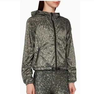 Sale!!! 💚🖤Good American running zip up hooded jacket